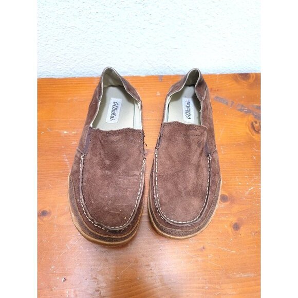 Olukai Men's Brown Suede Leather Slip-On Loafers Size 8.5 - Picture 2 of 9